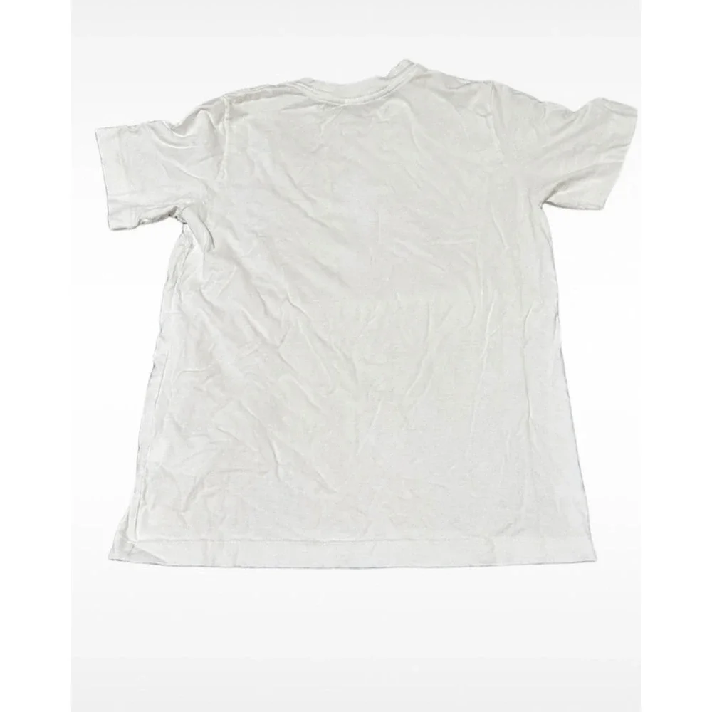 Nike T-Shirt Boys Large White Excellent Futura Logo Graphic Short Sleeve Tee